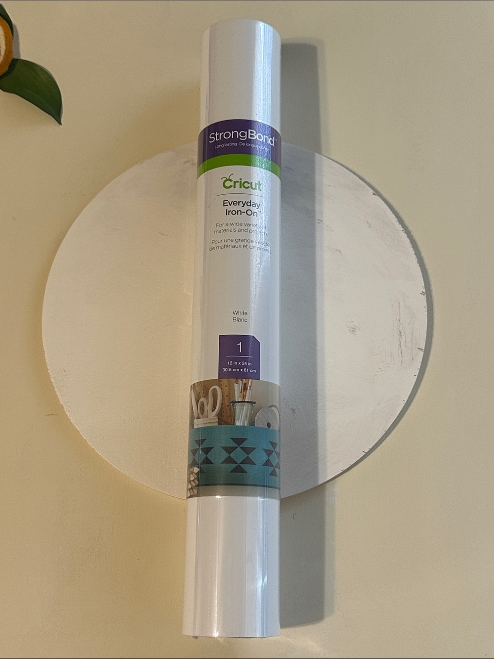 Cricut |Everyday Iron-On Vinyl | White| 12” x  24”
